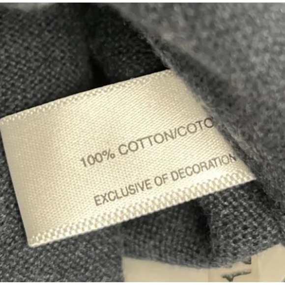 Cutter & Buck Women’s Full Zip Blue Cotton Cardigan Sweater Too L - Picture 6 of 6